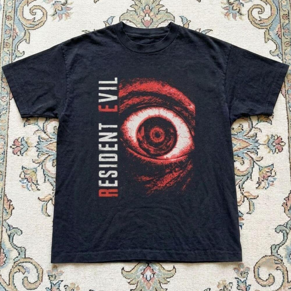Resident Evil Zombie Red Eye Horror Gaming Tee